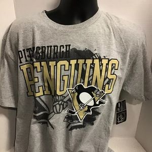 NHL Pittsburg Penguins LT-Shirt Gray NWT
